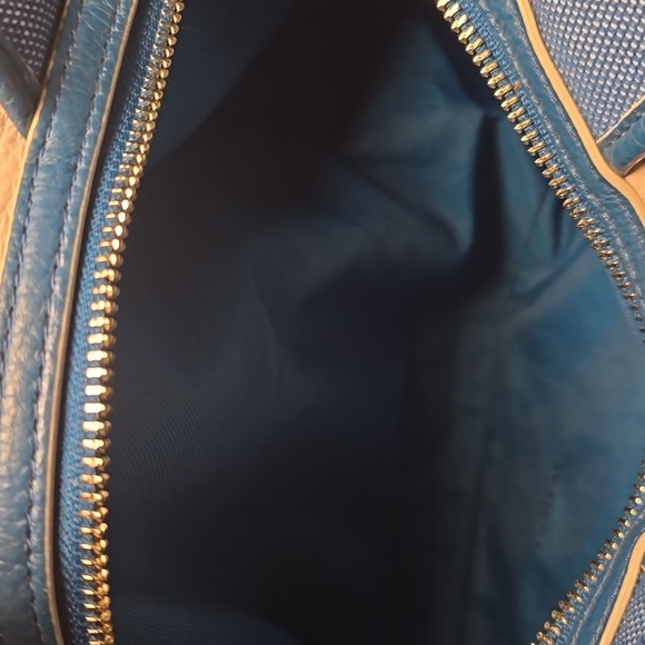 Coach Denim Horse & Carriage Shoulder Tote Bag + Matching Card Wallet Set - Picture 13 of 14